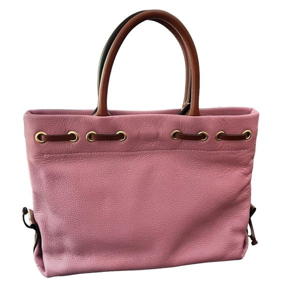 DOONEY & Bourke Purple Tassel Tote Leather NEW - Picture 2 of 9